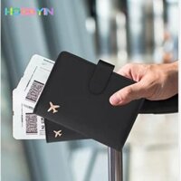Hobbyin Hộp đựng hộ chiếu Gói tài liệu Hộp đựng thẻ tín dụng siêu mỏng Ví RFID