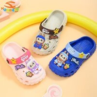 Hobibear Dép Trẻ Em Mùa Hè Trẻ Em Bé Crocs Trong Nhà Hoạt Hình Trẻ Em Đi Biển Dép Dễ Thương