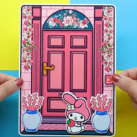 Học liệu bóc dán búp bê thay đồ cho công chúa tocaboca h31 Đồ Chơi - Squishy - Kuromi - Đồ chơi giấy ngôi nhà cho bé