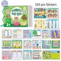 Học liệu Montessori - Sách bóc dán hỗ trợ bé học toán