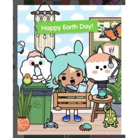 Học liệu ngôi nhà búp bê bằng giấy của công chúa tocaboca cắt dán thủ công đồ chơi của bé gái h29