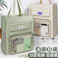 Học phí Túi Tote Học Sinh Túi Đựng Sách Nam Nữ Đi Học Túi Tập Tin Canvas Nghệ Thuật Học Phí Lớp Bài Tập Nhà Túi Giấy 25.1.5