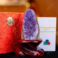 Hốc Thạch Anh Tím Mài Vỏ - 0,35kg - M1130035