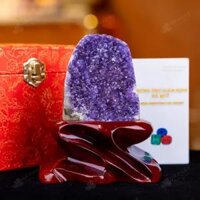 Hốc Thạch Anh Tím Mài Vỏ - 0,5kg - M113005