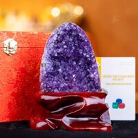 Hốc Thạch Anh Tím Mài Vỏ – 1,01kg – M1674101