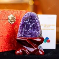 Hốc Thạch Anh Tím Mài Vỏ – 0,34kg – M1674034