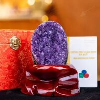 Hốc Thạch Anh Tím Mài Vỏ - 0.65kg - M1674065