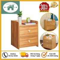 Hộc Tủ Đầu Giường, Kệ Tủ Đầu Giường Gỗ Ép MDF 2 Ngăn Kéo, Nhỏ Gọn Siêu Tiện Dụng Cho Căn Phòng Của Bạn