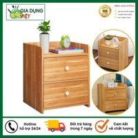 Hộc Tủ Đầu Giường, Kệ Tủ Đầu Giường Gỗ Ép MDF 2 Ngăn Kéo, Nhỏ Gọn Siêu Tiện Dụng Cho Căn Phòng Của Bạn