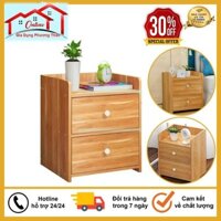 Hộc Tủ Đầu Giường, Kệ Tủ Đầu Giường Gỗ Ép MDF 2 Ngăn Kéo, Nhỏ Gọn Siêu Tiện Dụng Cho Căn Phòng Của Bạn