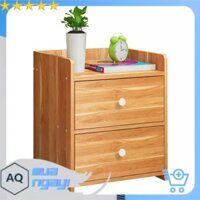 Hộc Tủ Đầu Giường, Kệ Tủ Đầu Giường Gỗ Ép MDF 2 Ngăn Kéo, Nhỏ Gọn Siêu Tiện Dụng Cho Căn Phòng Của Bạn -AQ