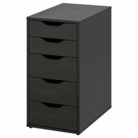 Hộc Tủ Ikea 5 Ngăn Kéo Màu Đen ( D40xS58xC72 )