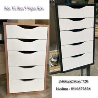 Hộc Tủ IKEA 5 Ngăn Kéo Phối Màu