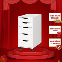 Hộc tủ phụ IKEA có ray kéo Trường Mai Sài Gòn chất liệu gỗ MDF phủ melamine chống ẩm