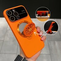 Hoce 360° Tản Nhiệt Xoay Chân Đế Giá Đỡ Từ Tính Ốp Điện Thoại Cho iPhone 16 15 14 13 12 11 Pro Max 15Plus Full Camera Bảo Vệ Vỏ PC Cứng