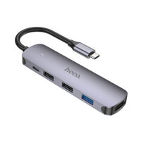 Hoco 5 In 1 HUB Type C to USB 3.0 2.0 Adapter PD60W Dock For MacBook Pro Accessories HDMI-Compatible USB-C Splitter 4K 3