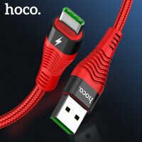 HOCO 5A Cáp USB C Siêu Bền Cáp USB Type C Cho Huawei Mate 20 P30 P20 Pro Lite Sạc Nhanh dây cáp dành cho Samsung S10 S9