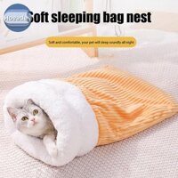 Hoeaden Ấm Mèo Túi Ngủ Mềm Mại Cho Mèo Đường Hầm Thoải Mái Tổ Mèo Đóng Nhà Thú Cưng Cho Mèo Đáng Yêu Tổ Mèo Phụ Kiện VN
