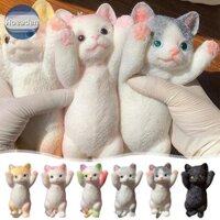 Hoeaden Big Kitty Cat Taba Squishy Silicone Fuzzy Mèo Siêu Lớn Mèo Con Thủ Công Bóp Đồ Chơi Mochi Tay Thư Giãn Căng Thẳng Giải Phóng Quà Tặng VN