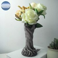 Hoeaden Bình hoa khô Trang trí Cây thân cây Nội thất Bình hoa độc đáo Thích hợp cho văn phòng tại nhà Phòng khách VN