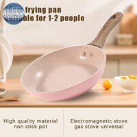 Hoeaden Chống Dính Đáy Phẳng Chảo Trứng Chiên Mini Chảo Lúa Mì Cơm Đá Nồi Cảm Ứng Bếp Gas Nồi Thức Ăn Cho Bé Đa Năng VN