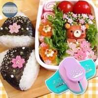 Hoeaden DIY Sushi Dụng Cụ Rong Biển Nori Đấm Cắt Hoa Ruy Băng Cơm Bóng Onigiri Khuôn Máy Làm Nhà Bếp Bento Sushi Trang Trí VN