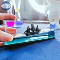 Hoeaden Ma Tàu Ngọc Trai Đen Tàu Tàu Chất Lỏng Hải Tặc Tàu Đồ Chơi Trang Trí Quà Tặng VN