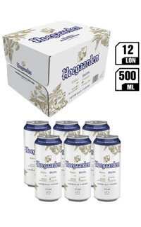 Hoegaarden White Lon 500ML – Thùng 12