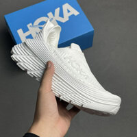 Hoka One Restore TC Low Marfat Thế hệ 2 Giày chạy bộ thể thao giải trí Đi Bộ Đường Dài Ngoài Trời nhẹ nhẹ hàng đầu màu trắng 3hhx