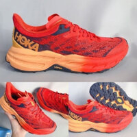 Hoka speedgoat 5 Giày chạy nam màu cam đỏ Vibram a8u5 Giày chạy Giày thể thao gdgu
