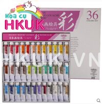 Holbein Irodori Antique watercolor Art Materials Gouache set 12 / 24 / 36 màu