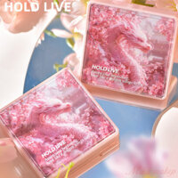 HOLD LIVE Bảng phấn mắt cánh hoa niche màu trà sữa tông màu đất lì