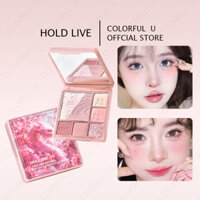 HOLD LIVE  Bảng phấn mắt nổi bật toàn diện Bảng phấn mắt má hồng toàn diện