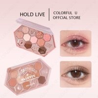 HOLD LIVE Bảng phấn mắt tổ ong Bảng màu trang điểm tự nhiên hàng ngày