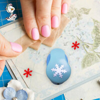 Hole Punch Embossing Tool Snowflake Shape 3.8mm Art Punch Machine for DIY Artwork HYJP