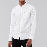 Hollister Áo Sơ Mi Bỏ Túi Dài Oxford Quay Hợp Thời Trang Seagull Xuân Thu Áo Sơ Mi Nam Công Sở Thanh Niên