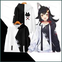 Hololive Vtuber Ookami Mio Áo Hoodie Ayame Cosplay Trang phục Áo sơ mi dài tay Áo khoác có mũ trùm đầu thông thường Halloween
