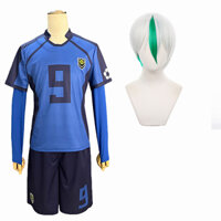 HOLOUN Blue Lock Anime OTOYA Cosplay Áo Đồng Phục Bóng Đá Thêu Logo  Màu Xanh Dương Làm Quà Halloween