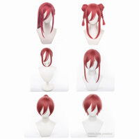 HOLOUN Blue Lock Chigiri Cosplay Wig Tóc Giả Cosplay Nhân Vật Chigiri Sợi Tổng Hợp Màu Xanh Dương Có Thể Điều Chỉnh Kích Thước