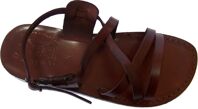 Holy Land Market Unisex Genuine Leather Biblical Sandals (Jesus) Yashua Style II