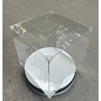 Hòm phiếu mica tự lắp ghép, mica trong 3mm bền đẹp