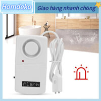 Homdeko Báo động mực nước 110dB Máy dò rò rỉ tràn lũ cho tầng hầm phòng tắm nhà bếp gia đình