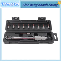 Homdeko Bộ 11 Cờ Lê Xoắn Đặt Trước 1/4 72 Răng Có Thể Điều Chỉnh 5‑25N.m Dụng Cụ Cầm Tay Sửa Xe Đạp