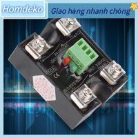 Homdeko Bộ điều khiển điện áp SSR trạng thái rắn kép SSR SSR bán dẫn cho thiết bị giao diện ngoại vi máy tính (10A (Berm-SK10DA))