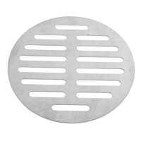 Home Bathroom Supplies Silver Tone Round Stainless Steel Floor Drain Cover