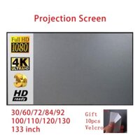 Home Cinema Screen 16:9 Curtain Anti-light Reflective Fabric For LED DLP Enhance Brightness