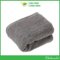 HÓME CÓORDY Khăn Mặt Mềm SSS225 Màu Xám Đen 34X80cm