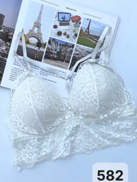 {Home pajamas}
 Áo bra hai dây thiết kế dây đan chéo 3 móc vải ren siêu quyến rũ