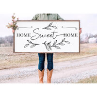 Home Sweet Home Sign, Wood Home Sign, Home Sign, Trang trí nội thất