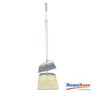 HomeBase ACCO Chổi và xẻng nhựa có viền cao su 25cm YJ-1862 W28xH89x30cm màu nâu